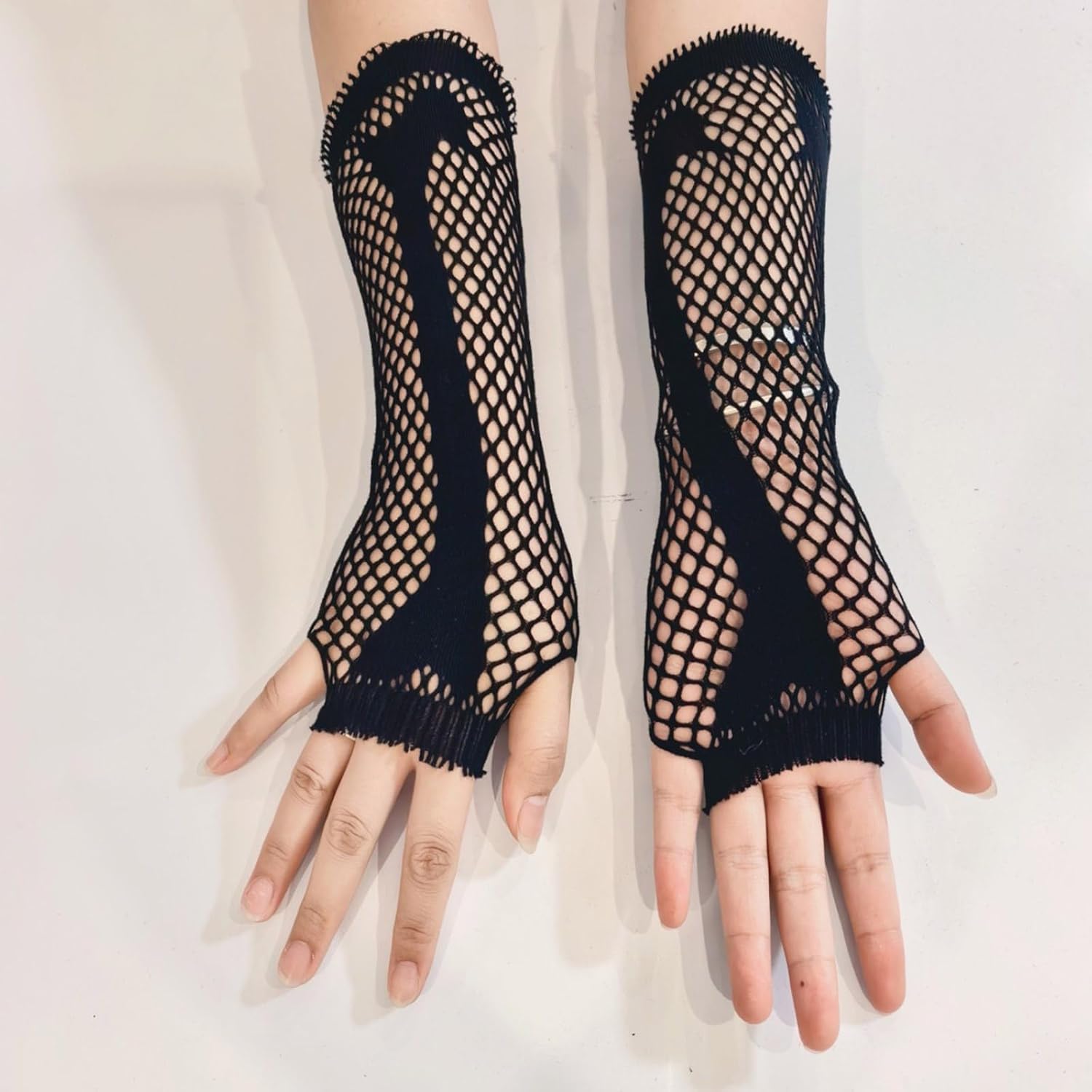 Stretchable Mesh Arm Covers Soft Spandex Fabric Women's Long Gloves Costume Accessory For Carnivals Theme Party Fashion Arm Sleeves