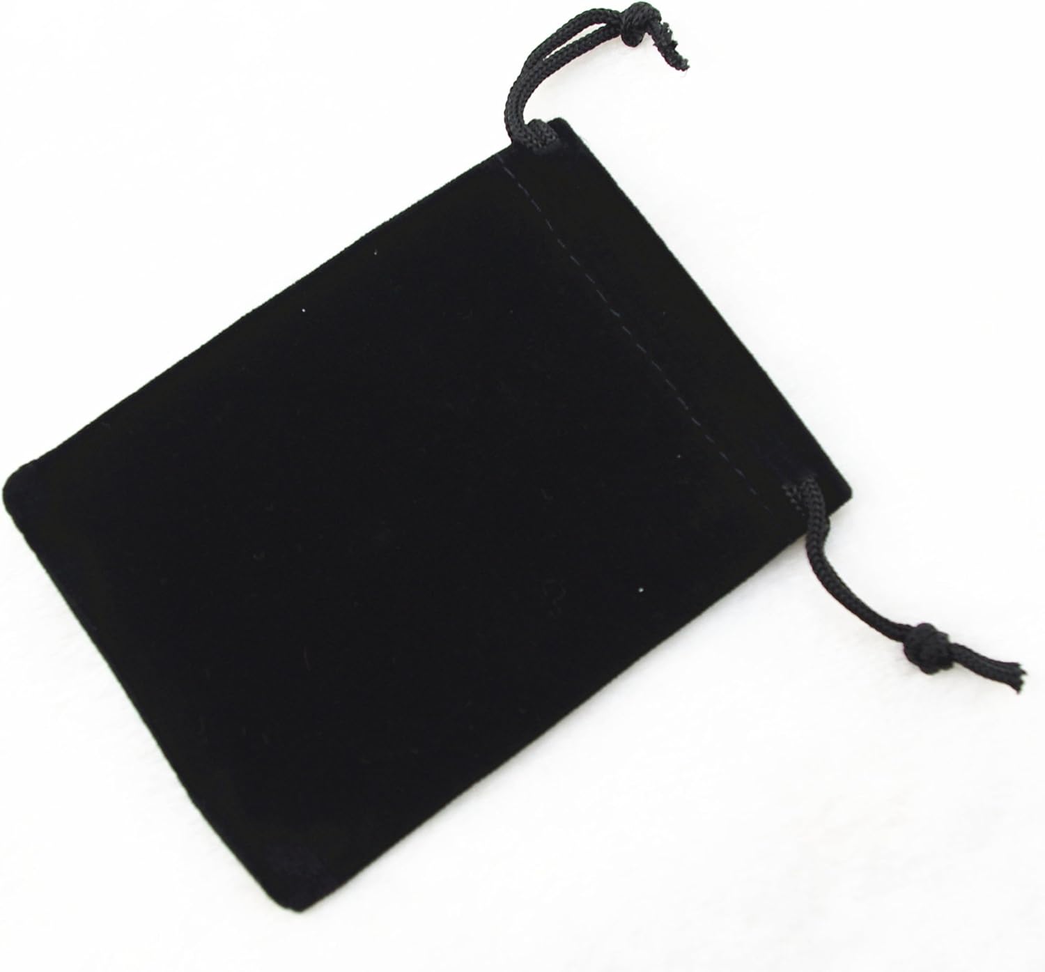 Glory Qin 3mm Black Braided Leather Cord Wax Wire Leather Cord Chain Stainless Steel Rice Clasps Necklace Rope Chain 16 to 28 Inch (16 Inches)