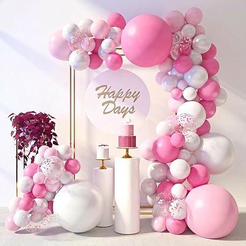 Miniatura 8 de LovesTown Kit de guirnalda de globos verde salvia, kit de arco de 150 piezas, globos de látex de diferentes tamaños, globos metálicos de confeti