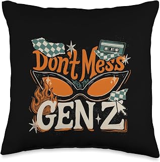 Don't Mess with The Gen Z Aesthetic Slang Viral ||- Throw Pillow