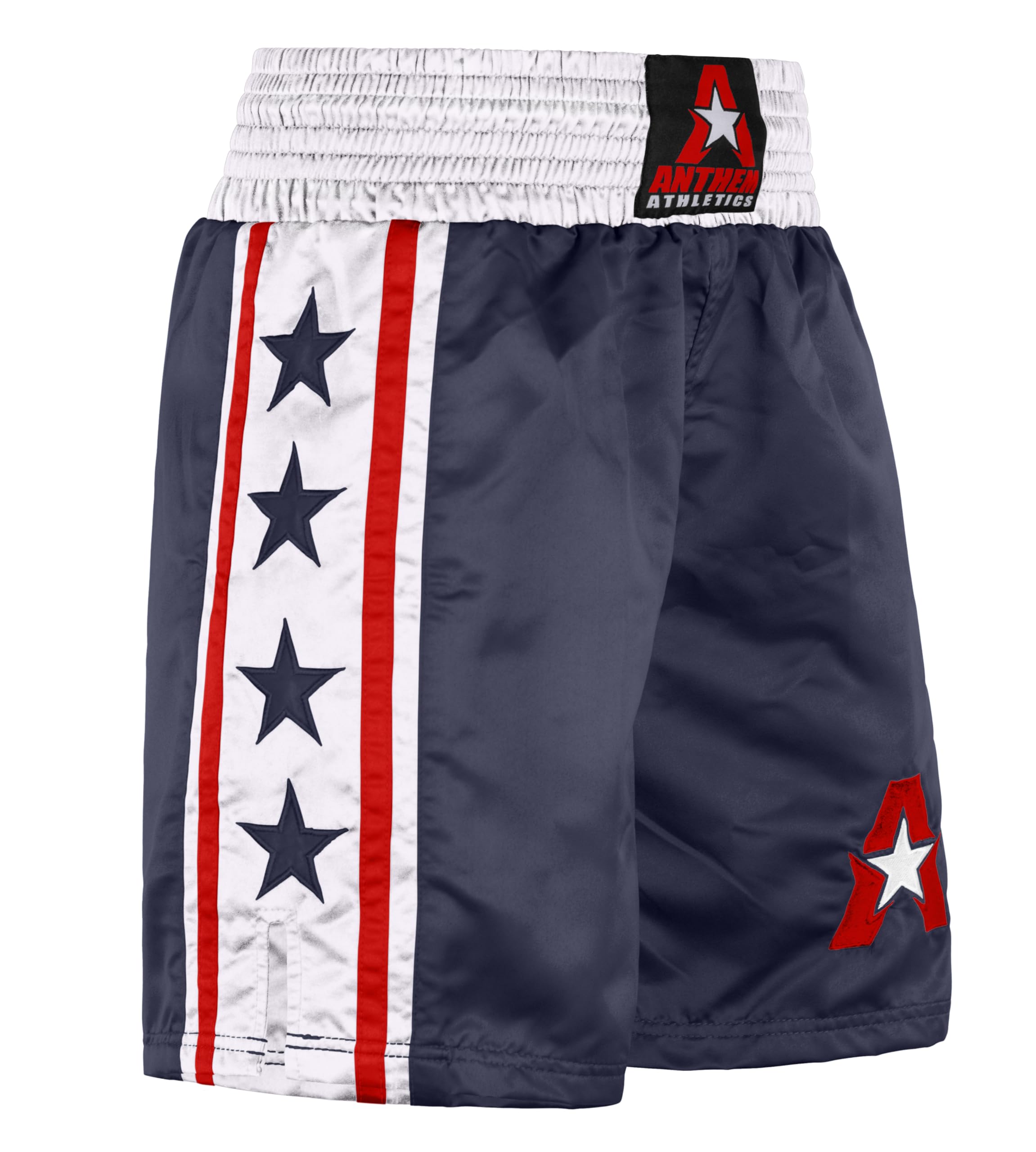 Anthem AthleticsClassic Boxing Shorts for Men & Women, Knee-Length Boxing Trunks, Custom Boxing Shorts