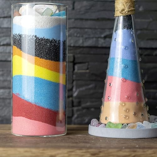 Miniatura 8 de HappyFiller Arena amarilla decorativa para manualidades, ceremonia de boda, caja de arena, relleno de jarrón, decoración del hogar, 28 onzas