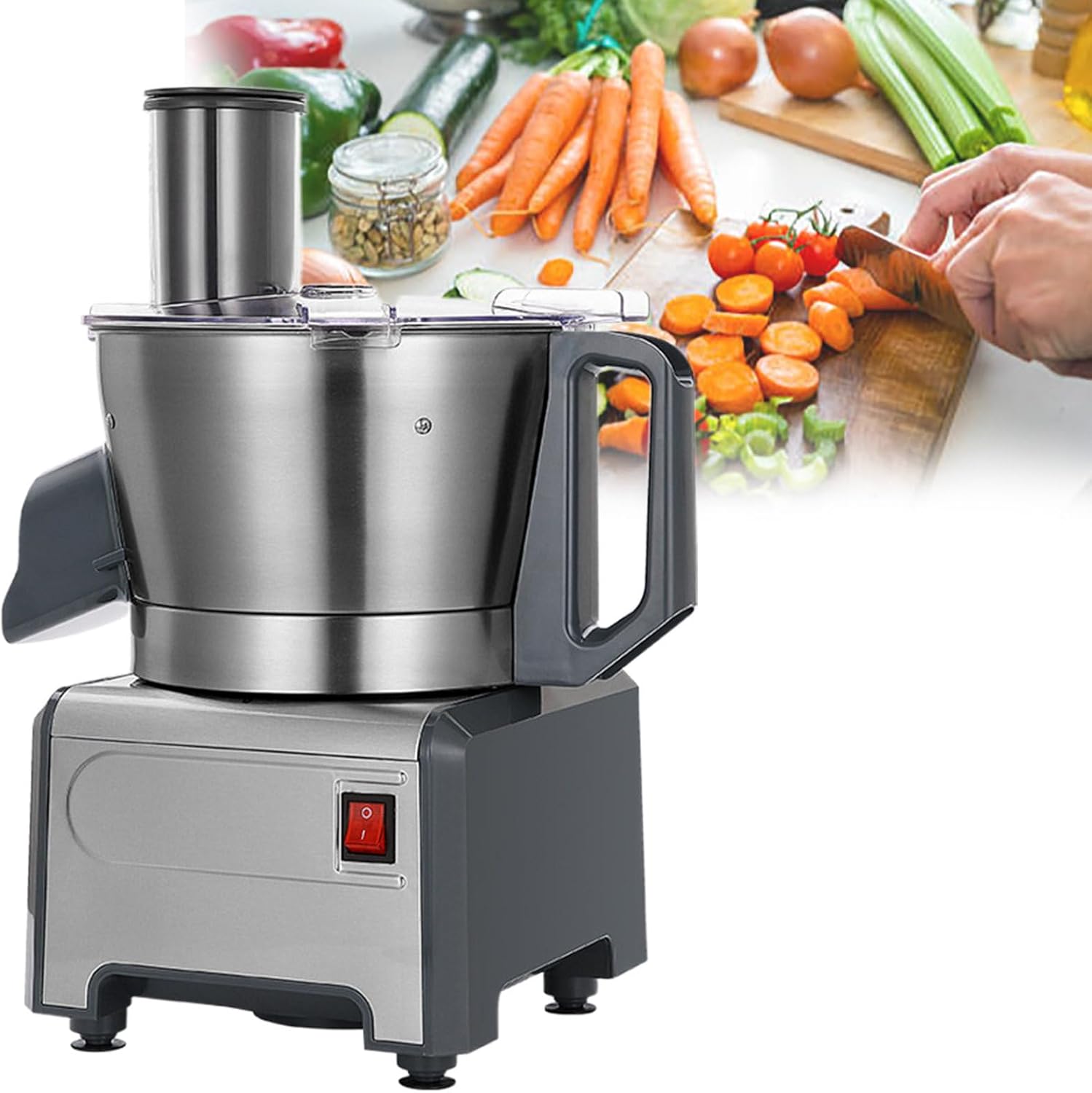 3 in 1 Electric Vegetable Chopper, Multifunctional Chopper Vegetable Cutter Slicer Dicer Machine Automatic Cutter for Onion Shredder Potato Slicer, Veggie Processor