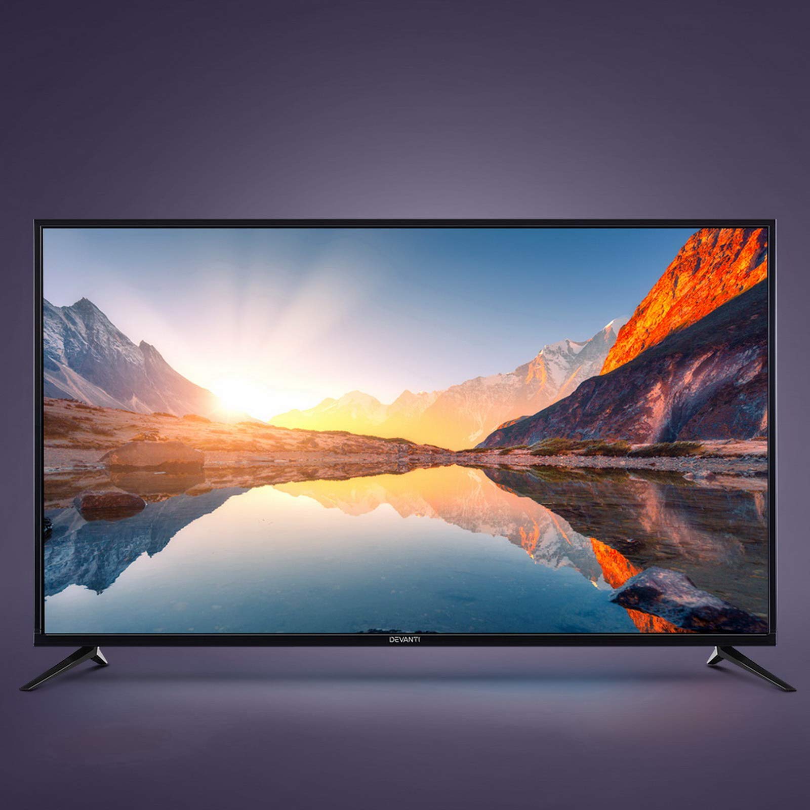 Devanti Smart Led Tv 55 Inch 4k Uhd Hdr Lcd Slim Thin Screen Netflix Amazon Com Au Electronics
