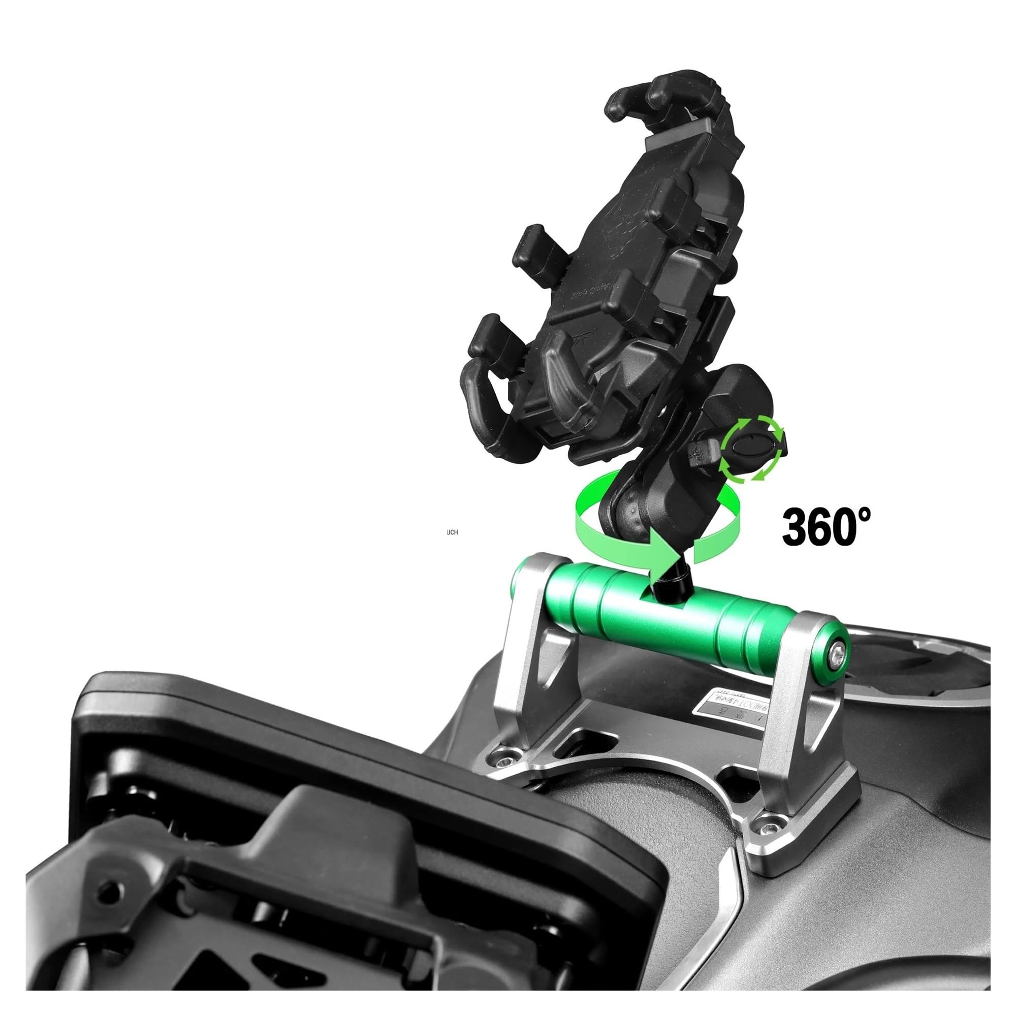 Navegación Navegación GPS para Kawasaki para Z900 para Z900SE 2017-2026 Accesorios De Motocicleta Soporte Navegación GPS para Teléfono Móvil 22mm(Verde)