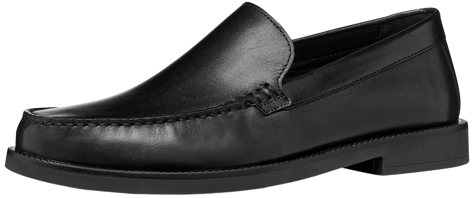 Geox Men's U Recanati A Moccasin, Black, 41 EU