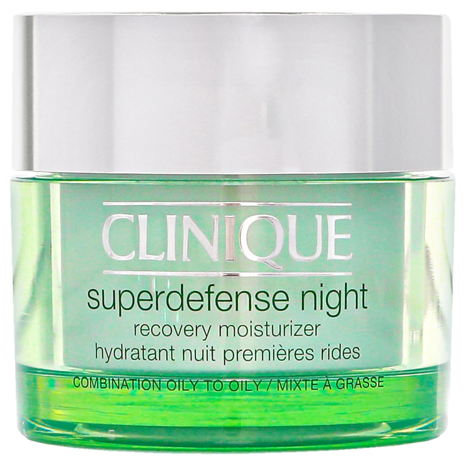 Clinique Superdefense Night Recovery Moisturizer for Combination to Oily Skin, 1.7 Ounce