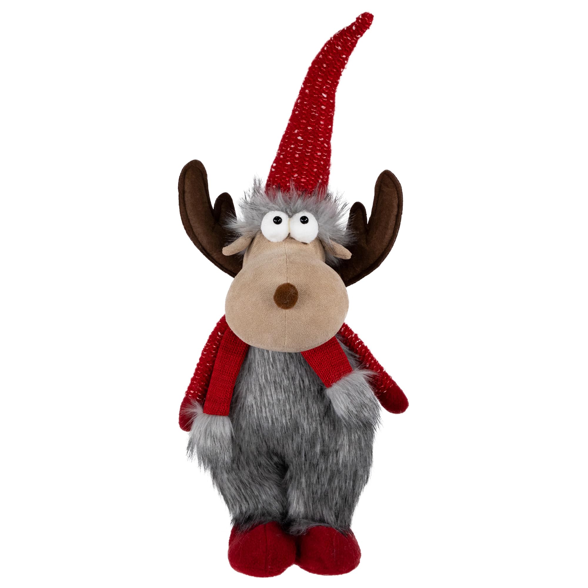 Amazon.com: Northlight Standing Plush Moose Christmas Figure - 20