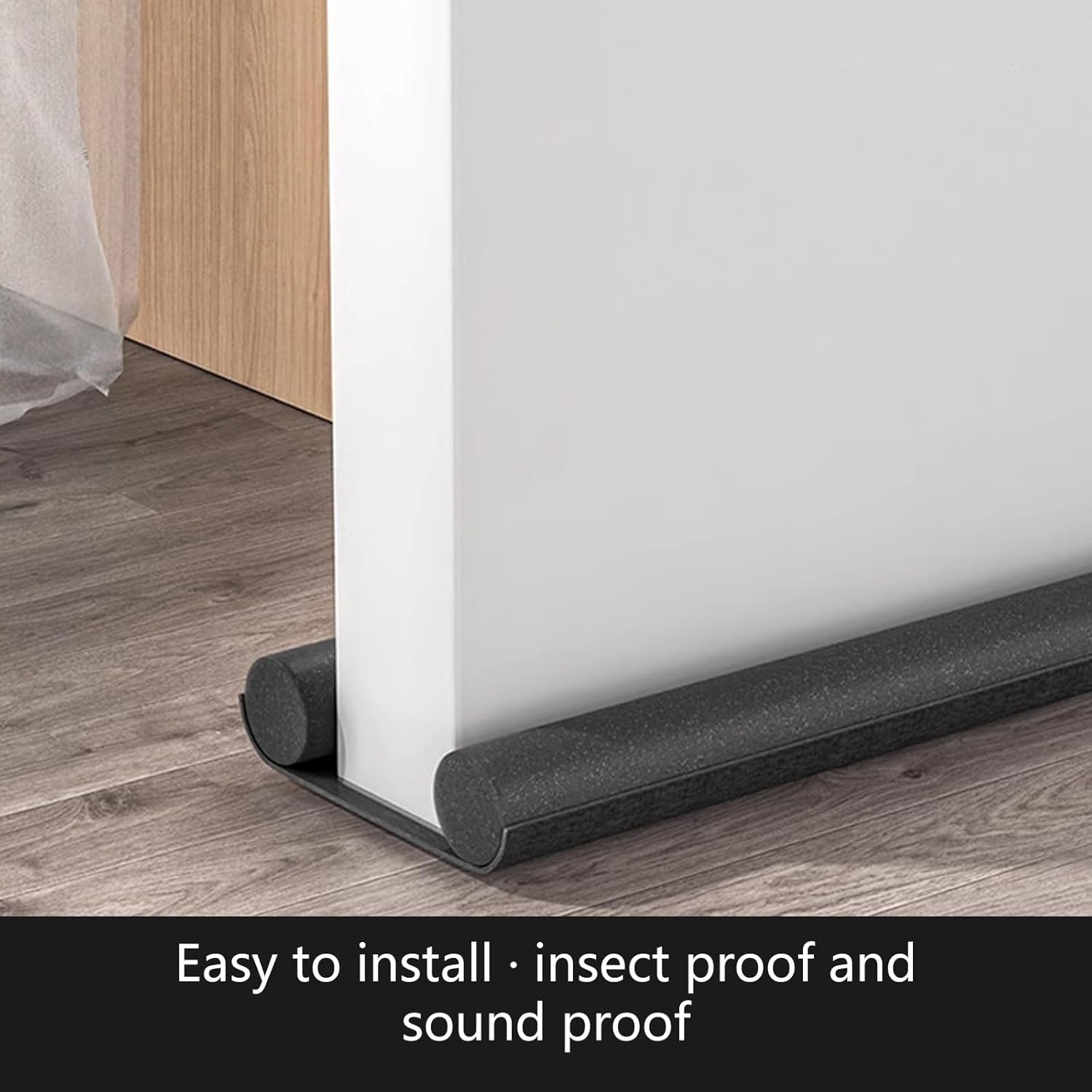 Home Use Thickened Double Sided Door Seal Seal Strips Block Winds Noise Enhances Comfort and Easy Installation