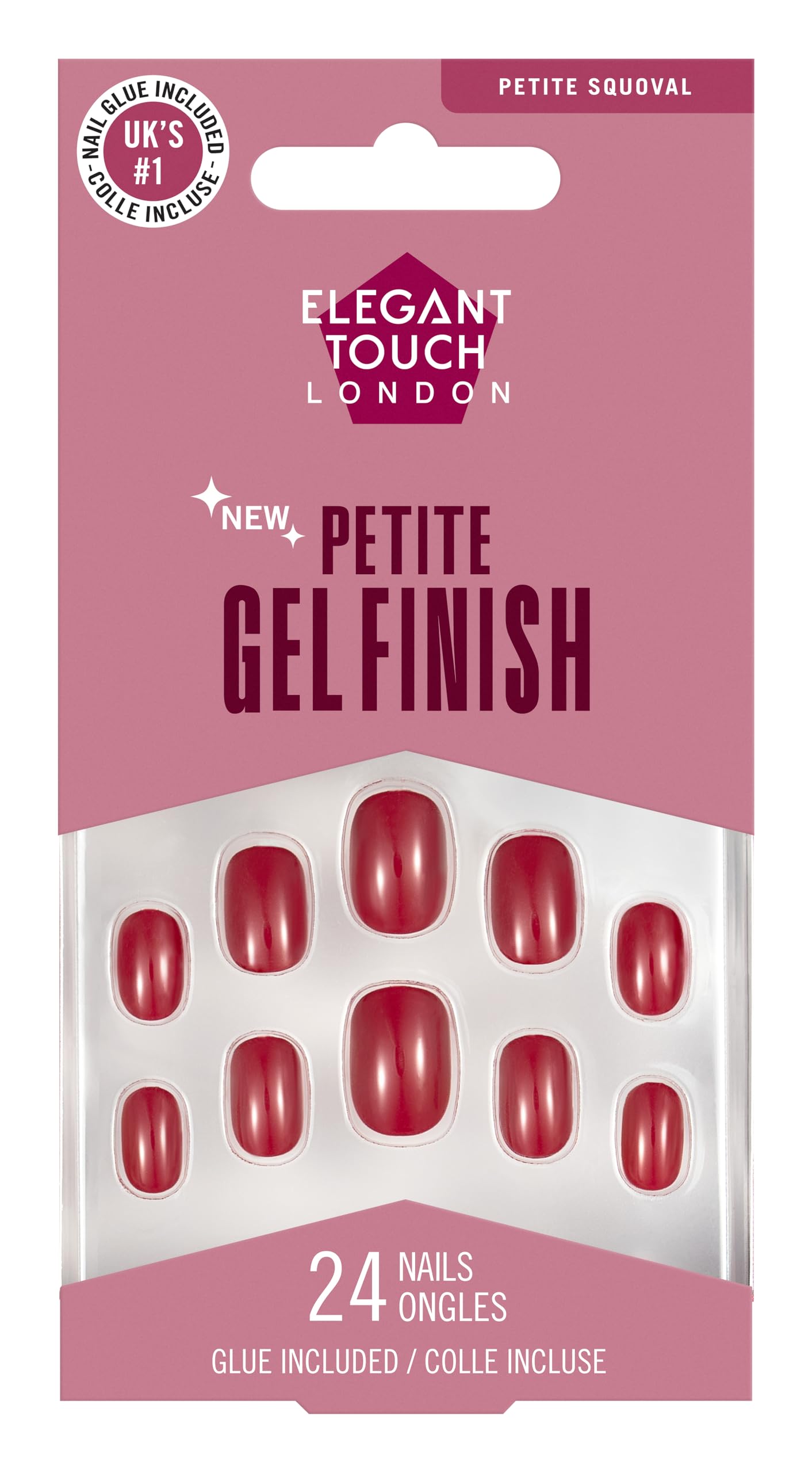 Elegant Touch Petite Gel Finish Blackberry Blitz