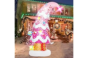 Charming 6FT Pink Christmas Outdoor Inflatable Decoration