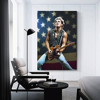 Amazon.co.jp: ブルース・スプリングスティーン ポスター ギター