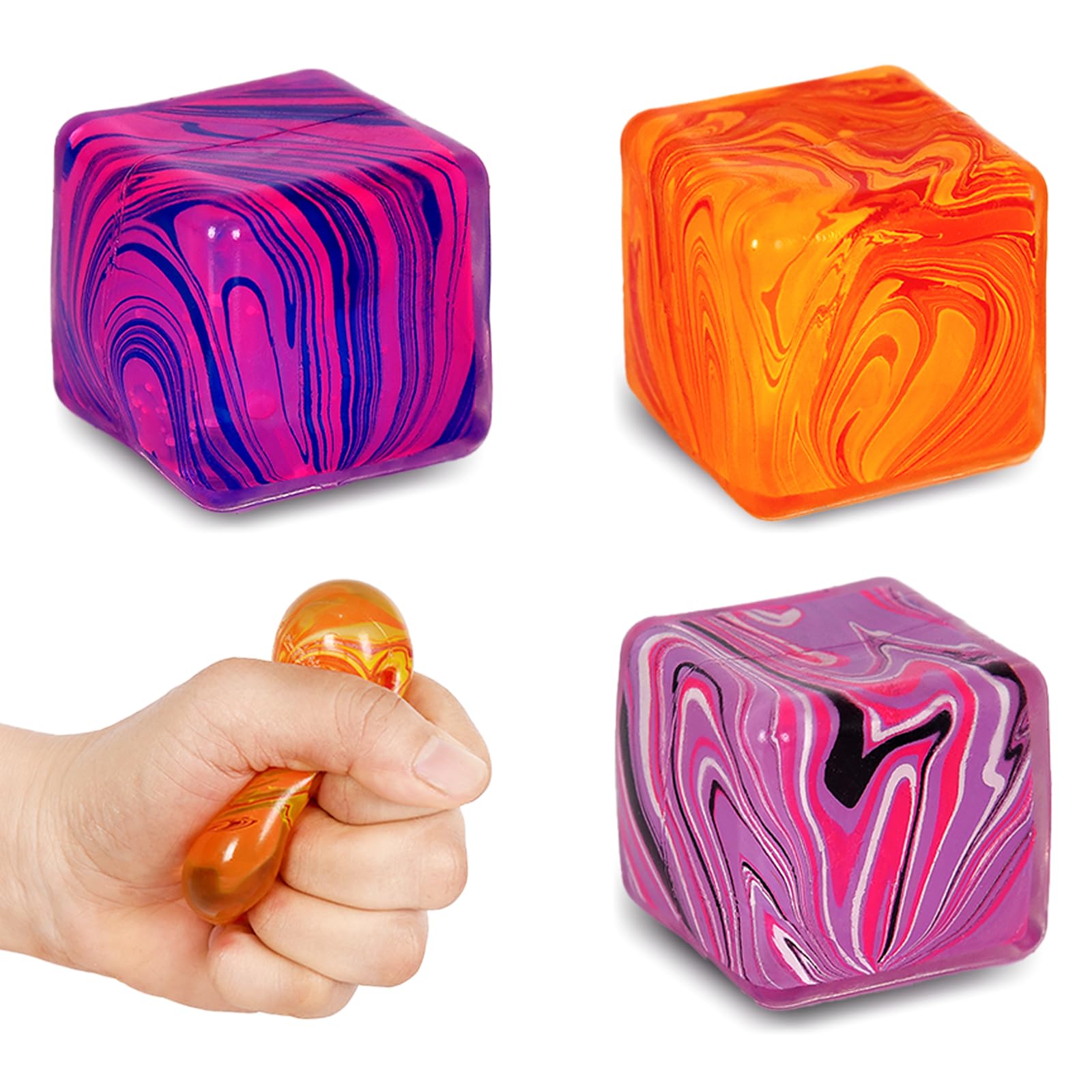 FazaVexior 3-Pack 3.5cm Squishy Squeeze Toys – Stress