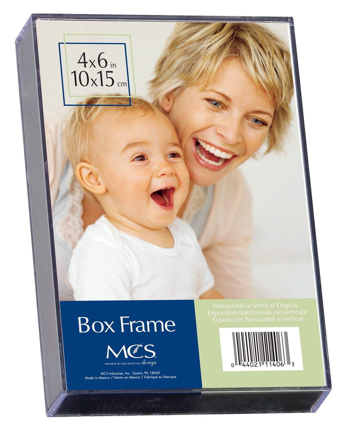 MCS 4x6 Inch Clear Box Frame, Clear (11406)