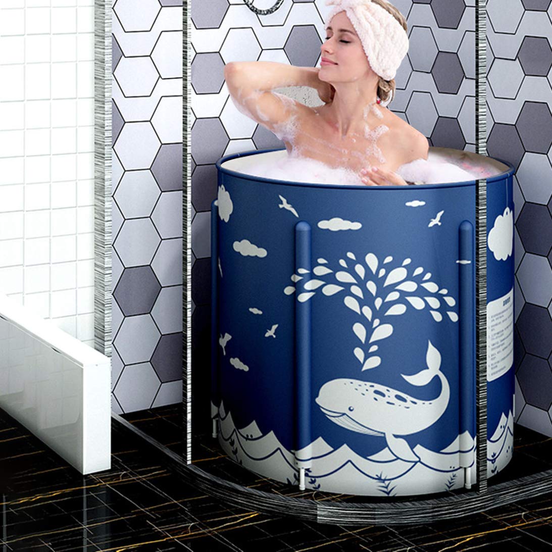 Buy Portable Bathtub Foldable Japanese Soaking Bath Tub for Adult