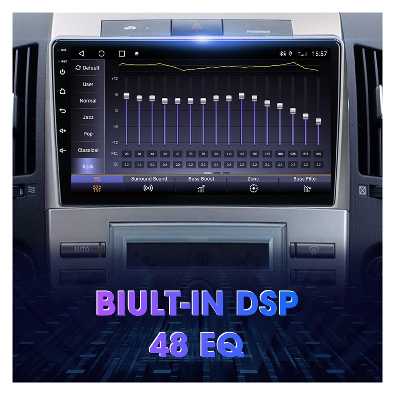 Auto Stereo Radio Multimedialny Odtwarzacz Wideo Nawigacja Przejrzysty I Responsywny(T10 TOP-ADAS)