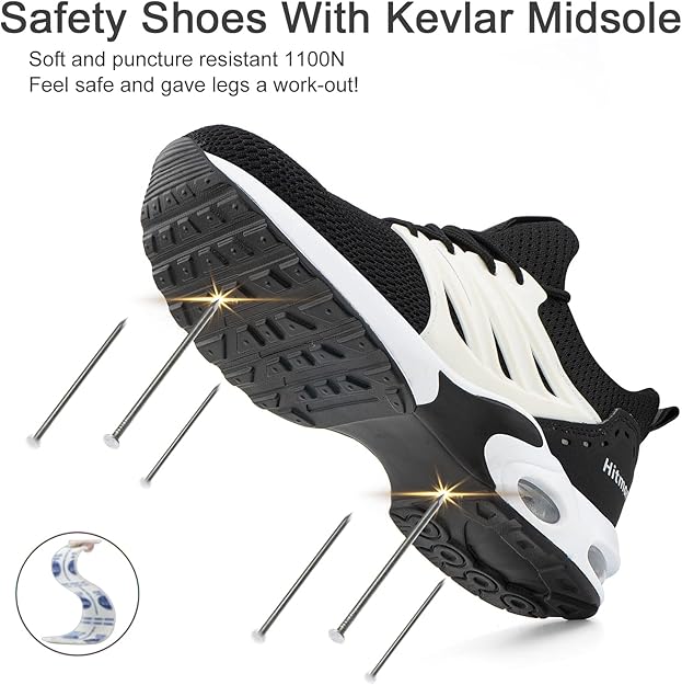 Hitmars Damesschoenen, sneakers, loopschoenen, fitness, joggen, sportschoenen, modieus, comfortabel, zwart, maat 36-43, gymschoenen zwart ug, 37 EU