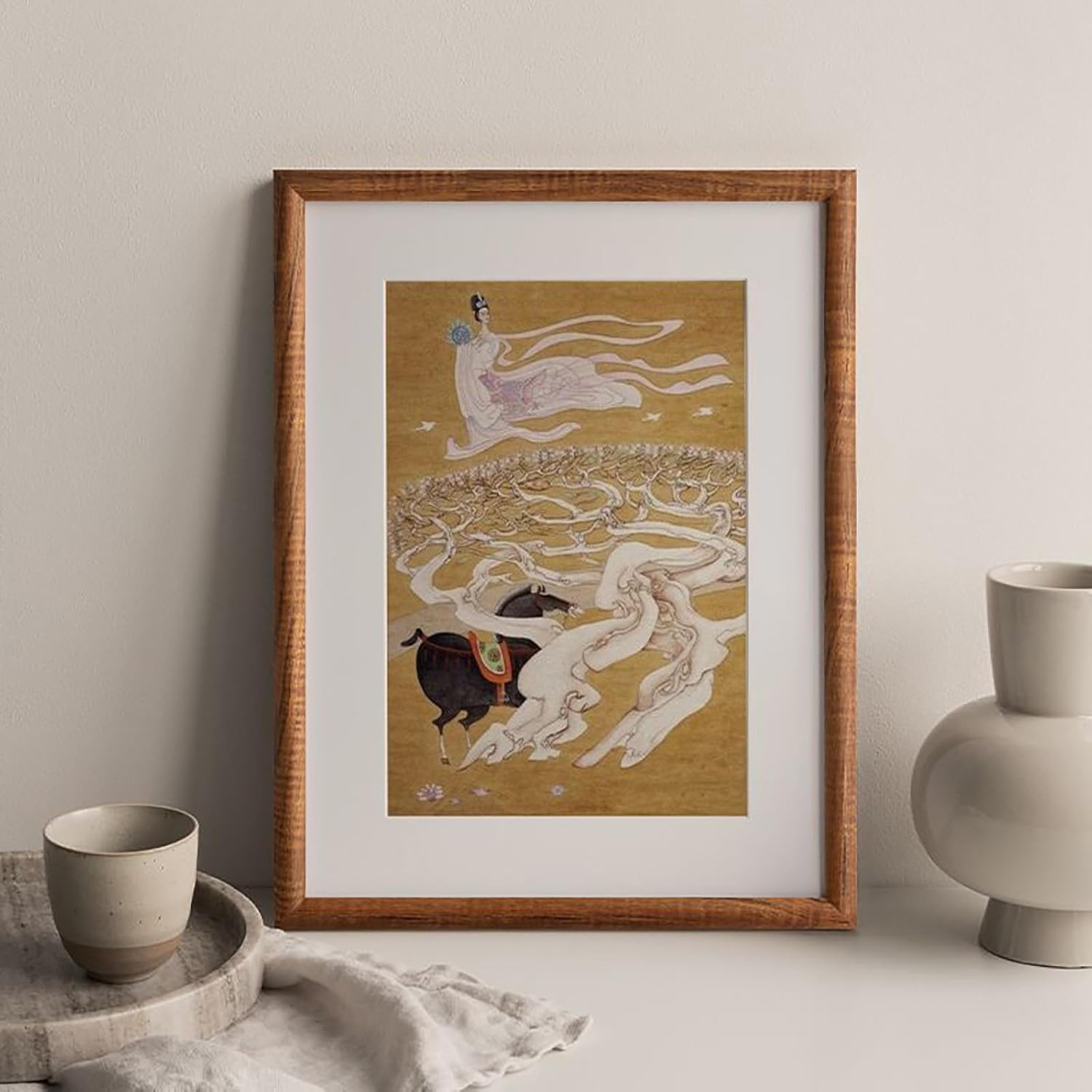 A1663・上砂理佳 ラグタイム・カフェ 銅版画 版画 額縁 絵画 A1663・上砂理佳 ラグタイム・カフェ 銅版画 版画 額縁 絵画