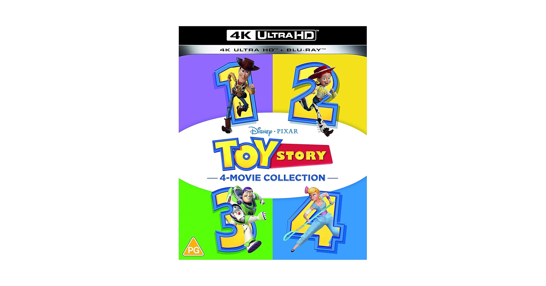 トイストーリー　4-MOVIE COLLECTION Toy Story 4-Movie Collection Blu-ray + DVD + Digital Code