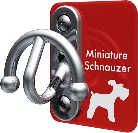 Amazon Co Jp サンポール リードフック 犬用係留フック Lh 212 Ms Ar 壁付式 スタンダートフック付 ミニサインプレート付 ミニチュアシュナウザー レッド ペット用品