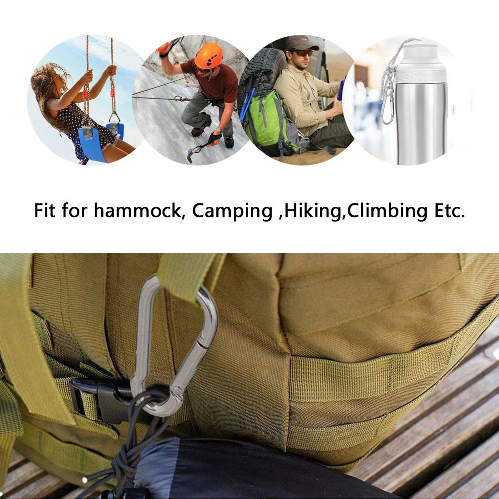 VGEBY (Swing Carabiner) - 2Pcs Heavy Duty Carabiners for Kids