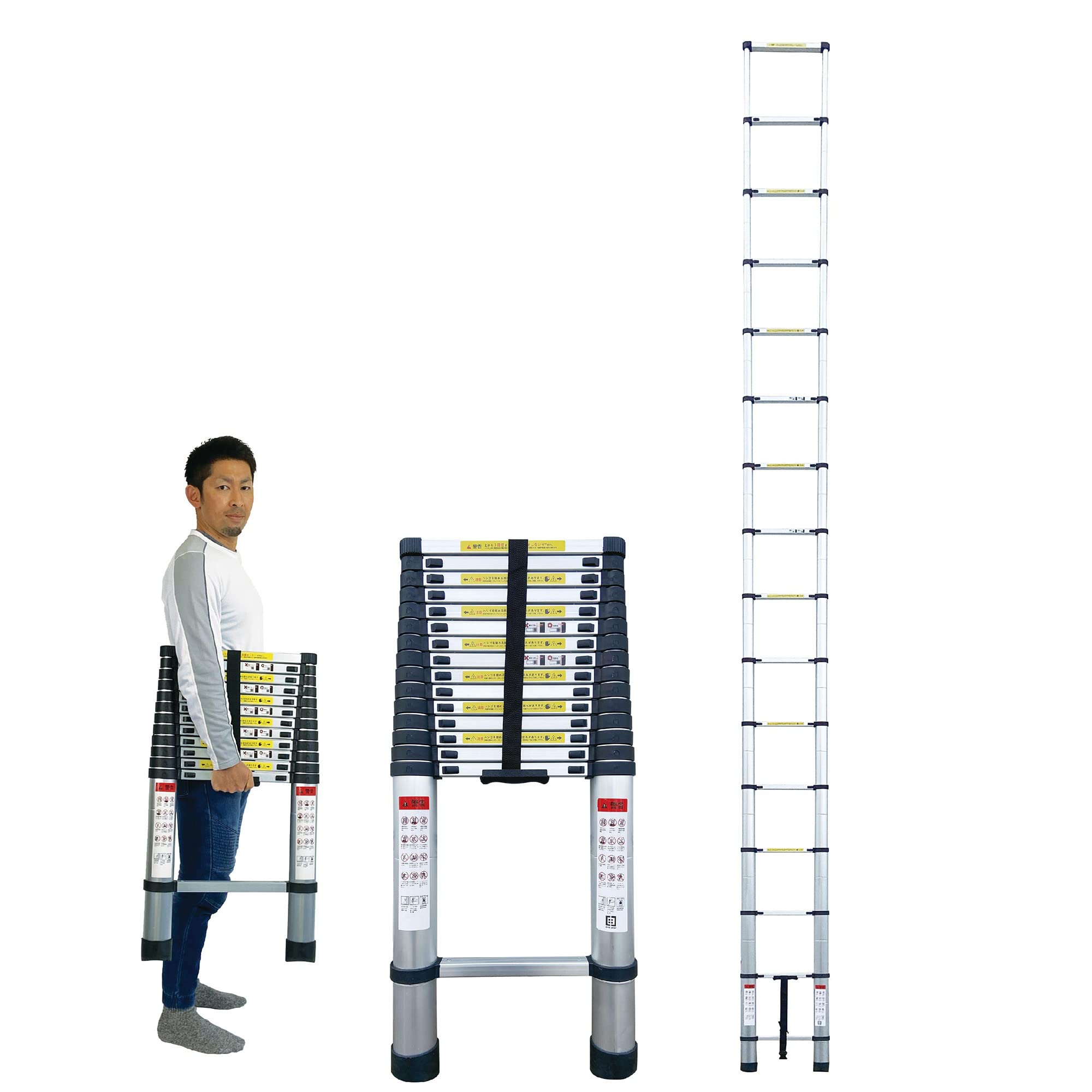 伸縮はしご 6.2M 耐荷重150kg スライド式 折り畳み 安全ロック アルミ 伸縮はしご 6.2M 耐荷重150kg スライド式 折り畳み 安全ロック