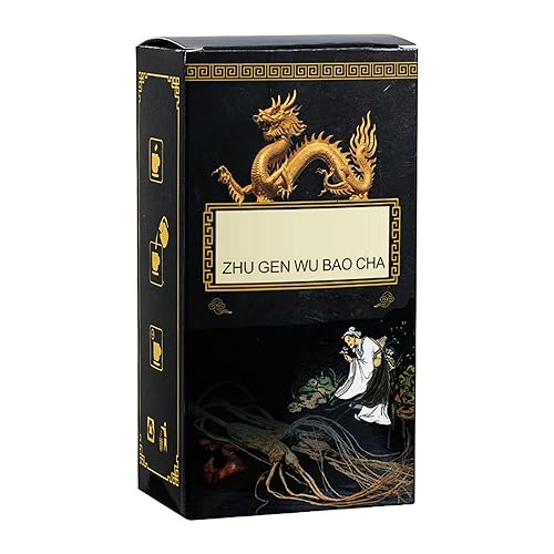 Miniatura 9 de Ginseng Five Treasures Tea - Té de riñón, Zhu Gen Wu Bao Cha, té de riñón de cinco tesoros de ginseng, té de riñón esencial para hombres, té