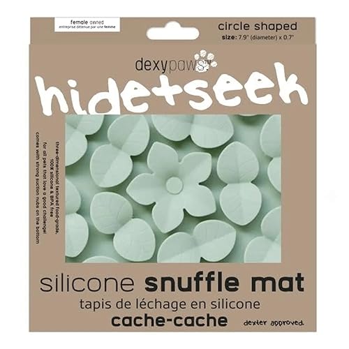 Enrichment Snuffle Mat: Sage Green Circle - Textured Dog Feeding