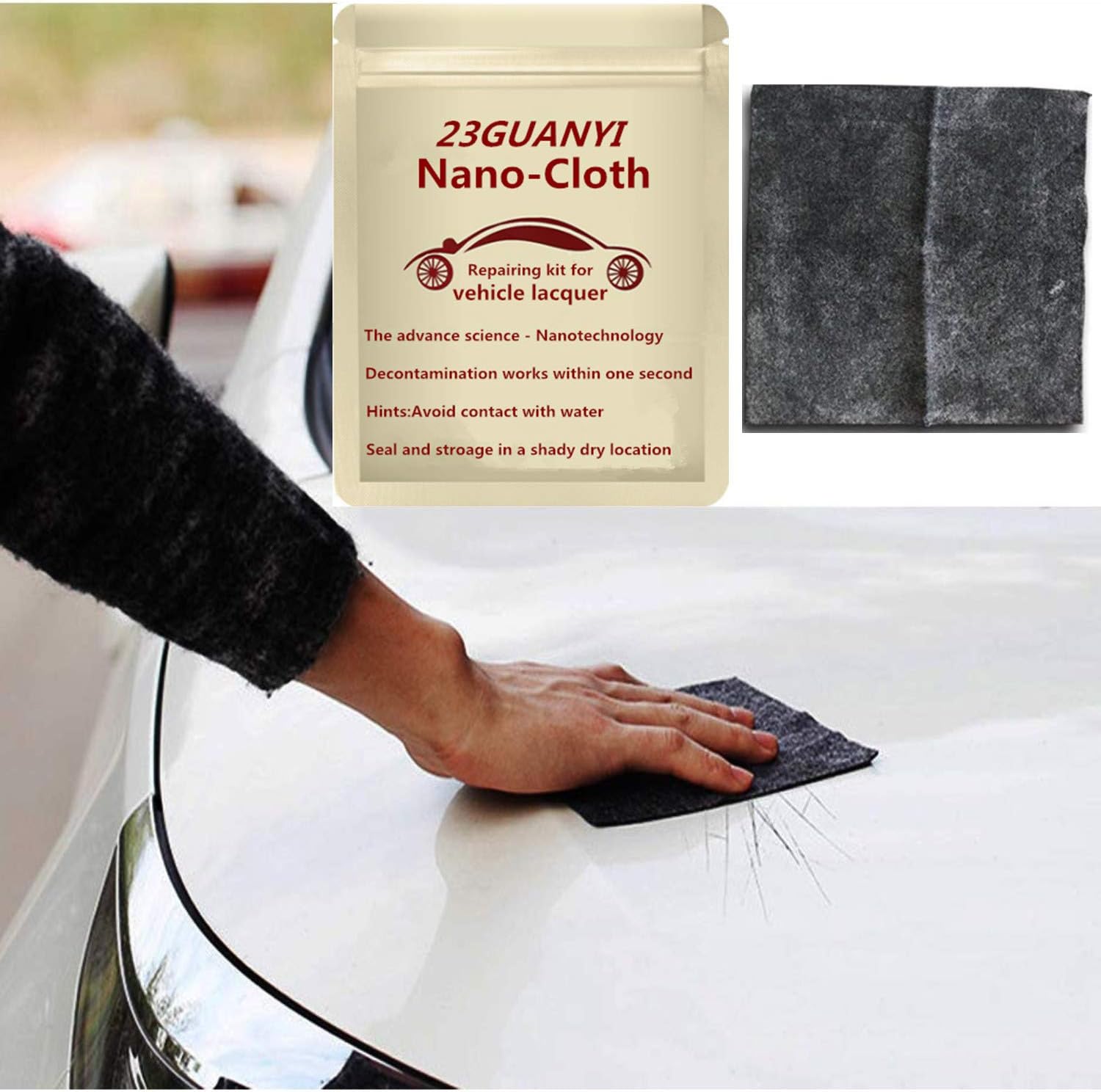 Scratch Remover Cloth for Car Fix Car Scratch Repair Cloth Polish for Light Paint Scratches Remover Scuffs on Surface Repair for Car Beauty