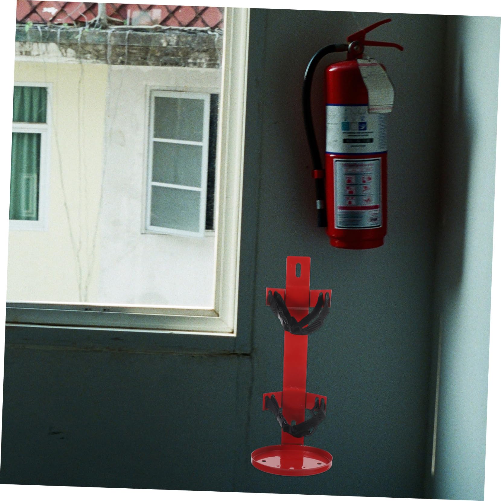 Lurrose Soporte para Extintor con Correa Resistente para Autobuses y Vehículos Montaje Seguro y Fácil Instalación Soporte Extintor de Incendios Estable Ahorra