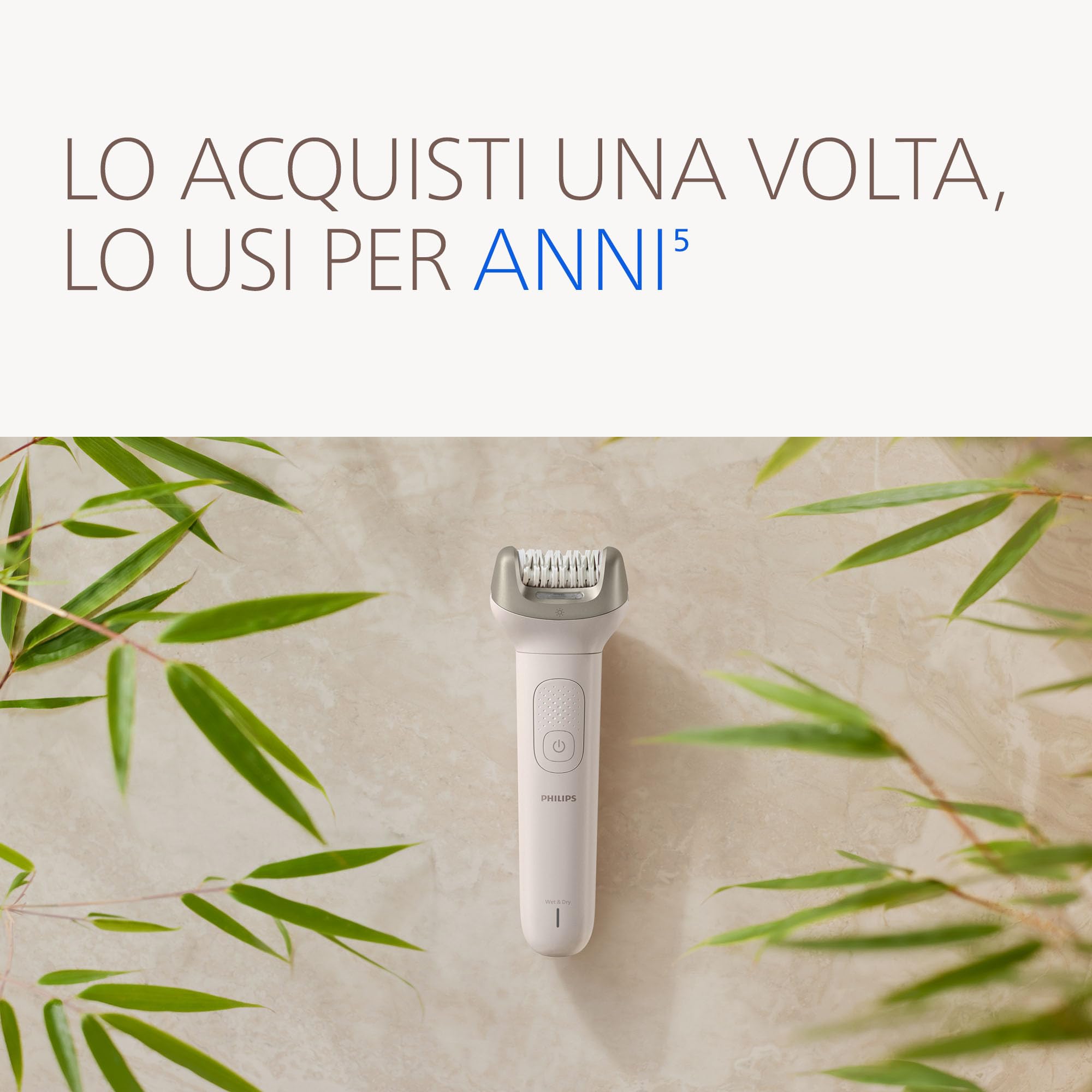 Philips Beauty Set - Kit tutto in uno corpo, viso, bikini, piedi, senza fili, su pelle asciutta o bagnata, depilazione, cura del corpo e della pelle, epilatore con 12 accessori, modello BRE749/00