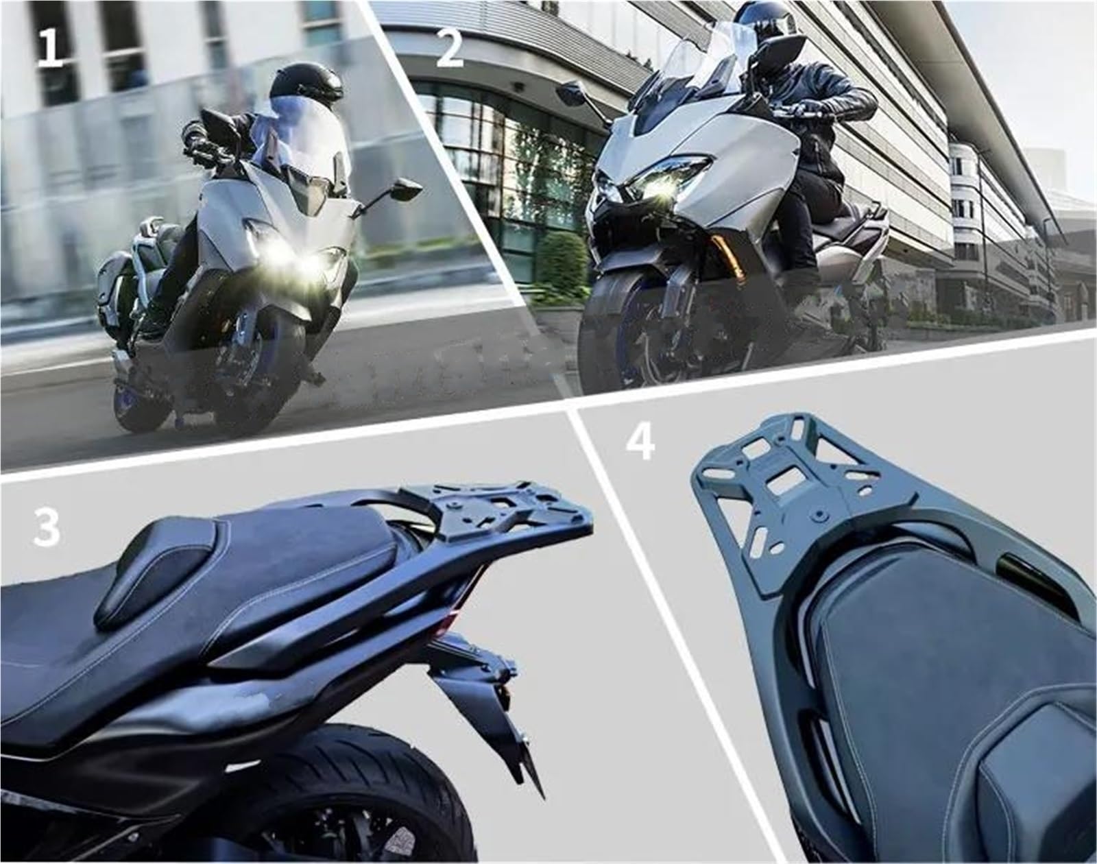 Moto Portapacchi Supporto Per Portapacchi Posteriore Per SYM Per MMBCU 150 Per Estensione Per Moto Portapacchi Posteriori Per Moto