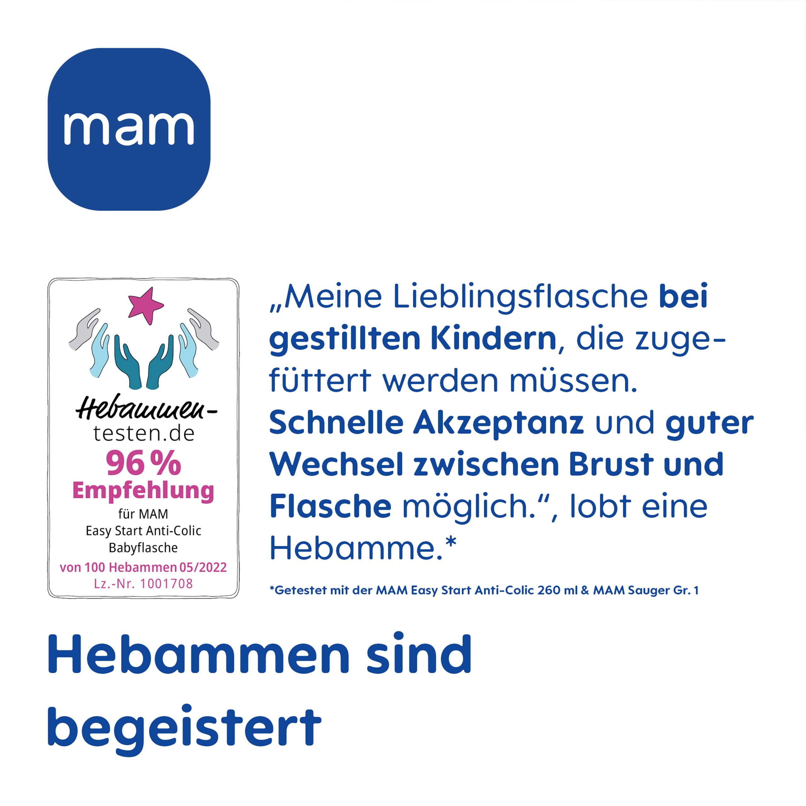 MAM Easy Start - Biberón anticólicos (160 ml), botella de leche especialmente aceptada, con válvula inferior contra cólicos y tetinas, tamaño 1, 0+ meses, velero