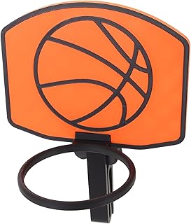 Anneome ミニクリップ式バスケットボールフープ ゴミ箱用バスケットバックボード 取り付け簡単 衛生的な室内装飾 ホームオフィス キッチン