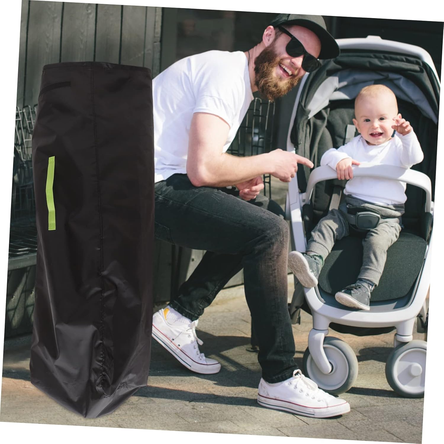 Kisangel Stroller Bag for Airplane Travel Multi-function Storage for Single Double Strollers Water-resistant Easy to image 7 of 9 B0F3WD7L9P