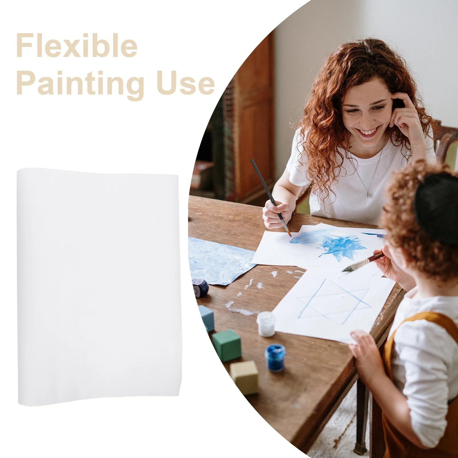 Papel De Calco Rollo Papel Dibujo Acuarela En Blanco 45x5m | 2 piezas Crayón de tinta acrílica for manualidades