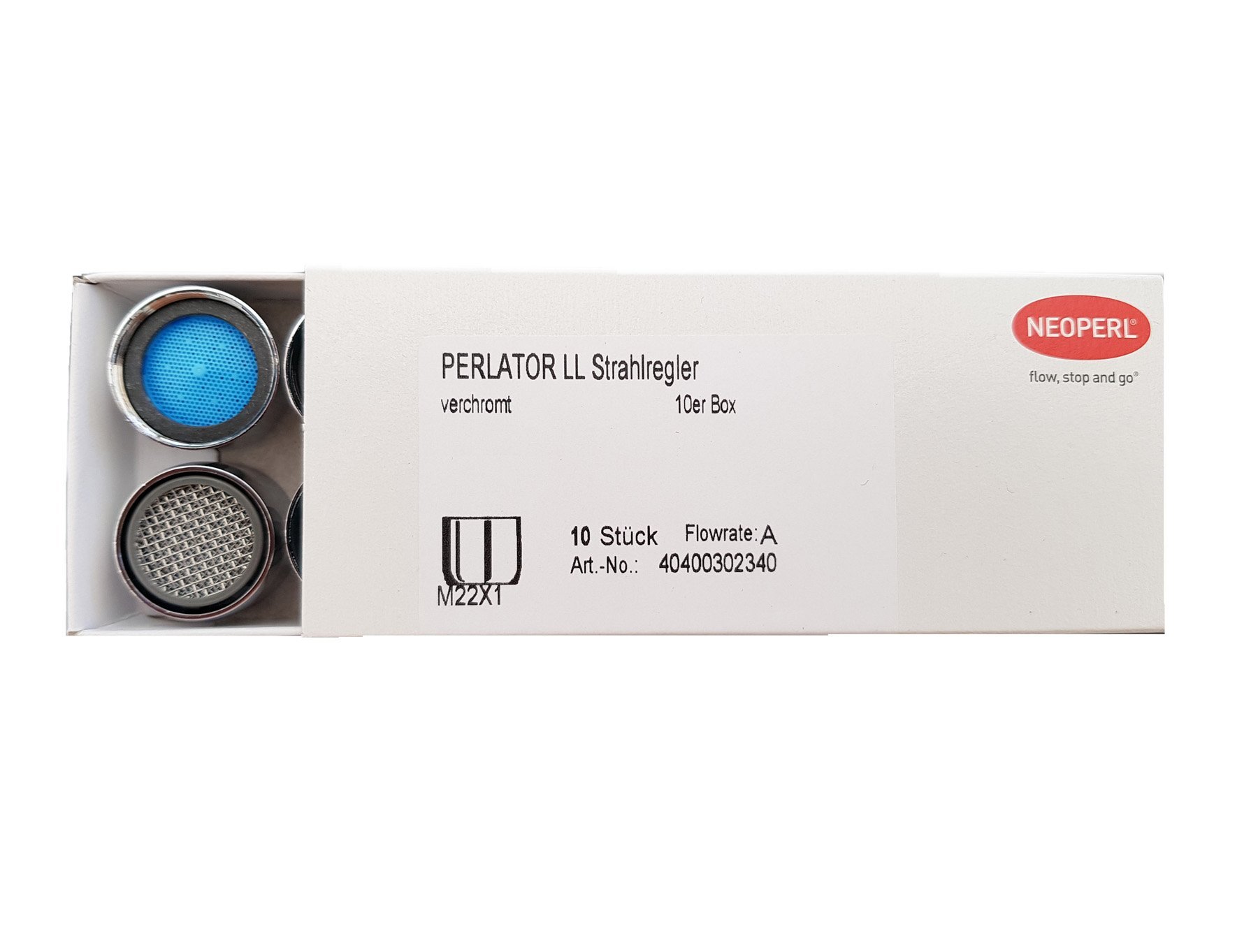 Neoperl LongLife Aerator M22x1 Pack of 10