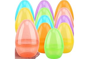 12 Pack 8 Inch Jumbo Plastic Easter Eggs