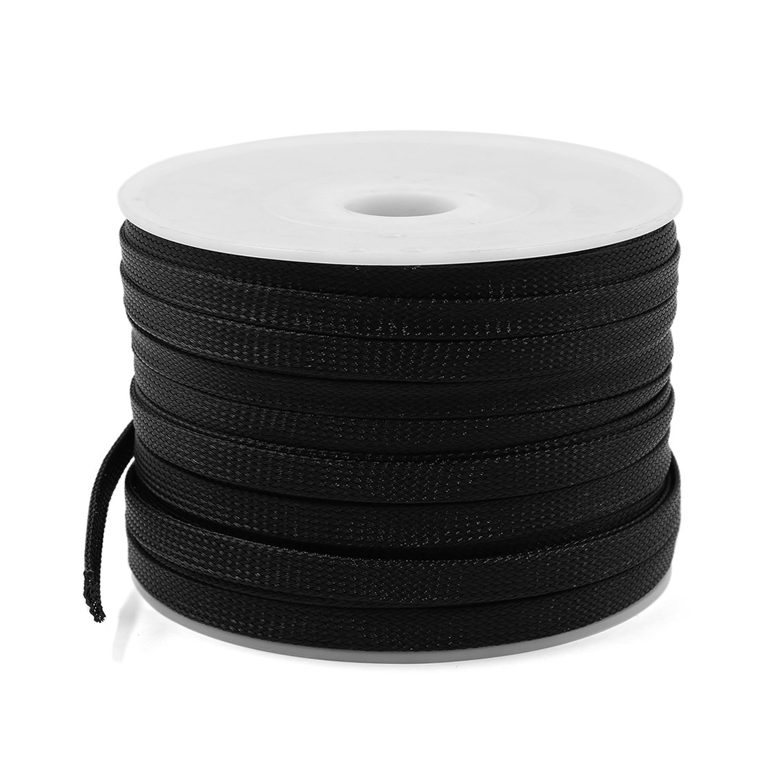 ZHuidjo 100m x 14mm Expandable Braided PET Sleeving Cable Weave for Car Audio (SN: d1d a3d c86 a97 633)-image-38