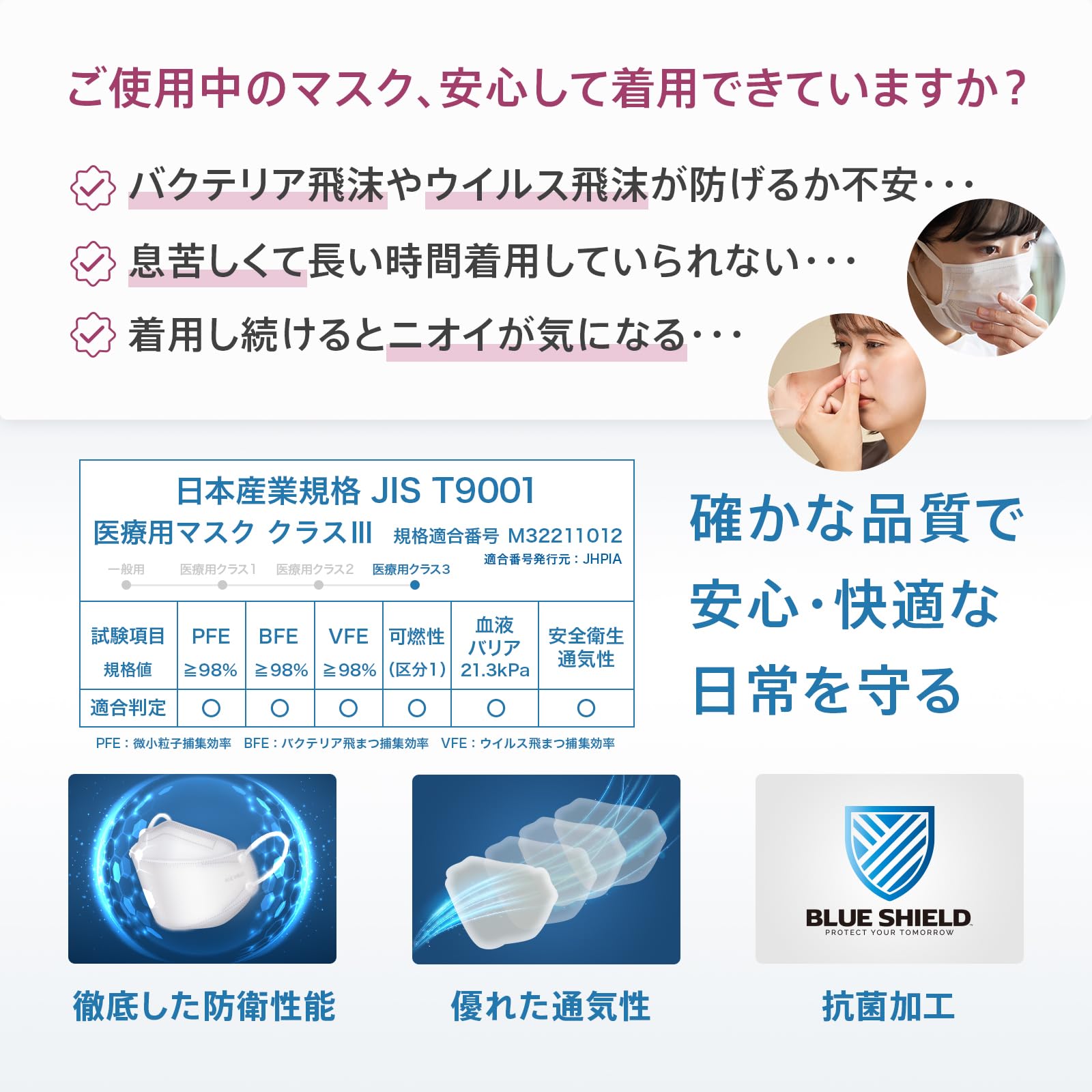 パイオニア・システム ブルーシールドマスク 30枚サムネイル2