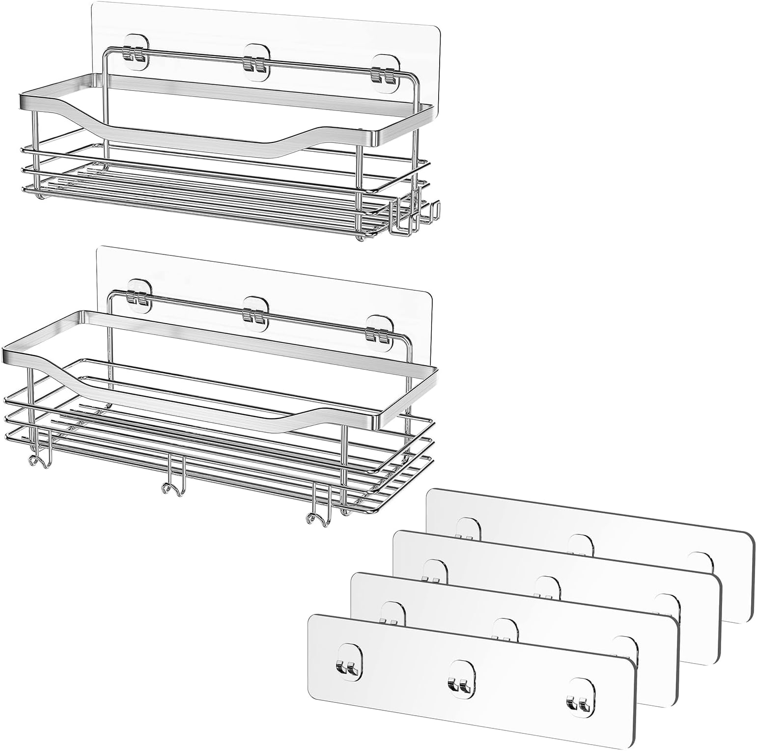 Orimade Shower Caddy Bundle with Adhesive Replacement Strip