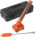 Magnetic Wire Puller for Electrical Wiring – Rare-Earth Magnets, Stainless-Steel Leader for Easy Cable Pulling in Walls & Tight Spaces, Doubles as Stud Finder, Includes High-Quality Hard Plastic Case