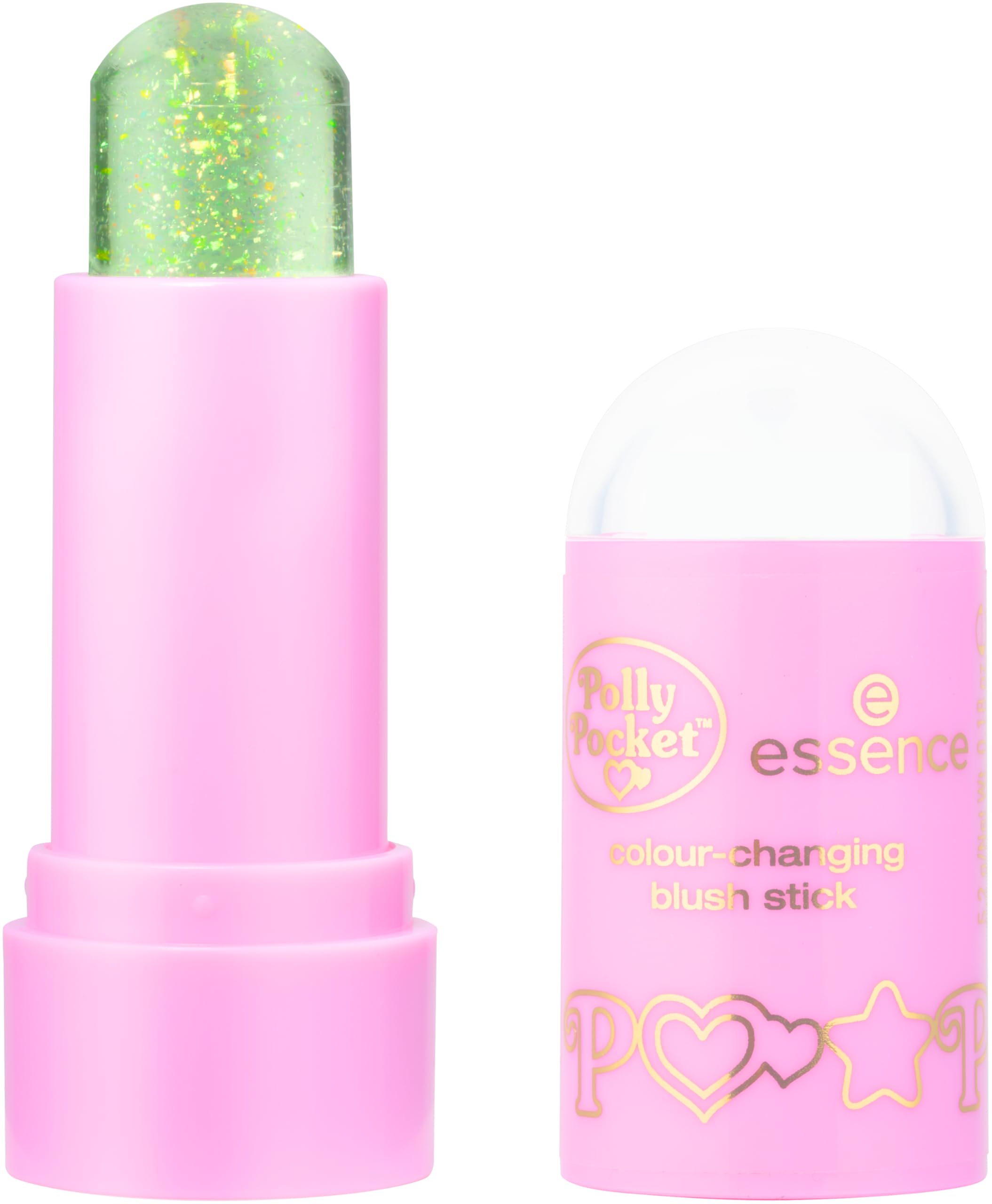 essence Zmieniający kolor róż w sztyfcie Polly Pocket colour-changing blush stick, dostosowanie koloru, efekt koloryzujący, naturalny (5.2g)