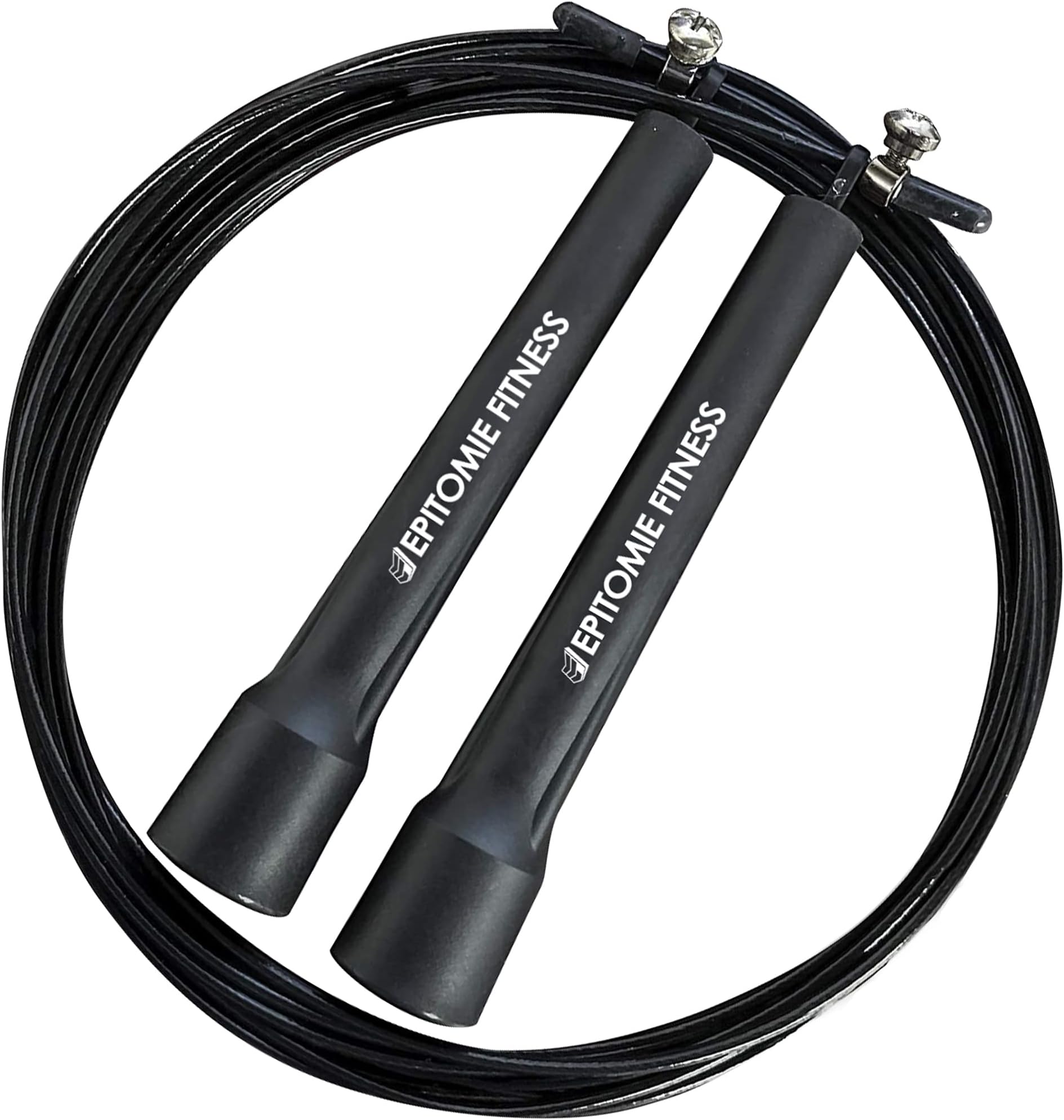 Speed Jump Rope – Extra-Fast Premium Jumping Rope for Fitness - Adjustable Skipping Rope with Metal Handles & Cable