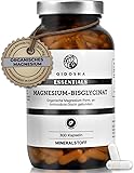 QIDOSHA® Magnesium Bisglycinat Kapseln, 300 Stk im Apothekerglas, organische Mg-Form als Magnesium-Glycinat, 300 mg elementares Mg je Tagesportion
