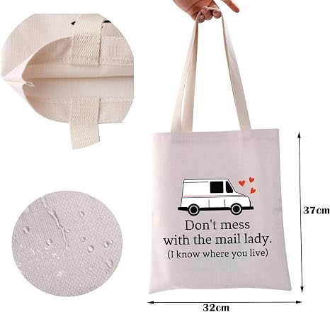 Postangestellten-Make-up-Tasche – 23,5x17 Cm, Segeltuch, Mit Hunde-Motiv, Reißverschluss