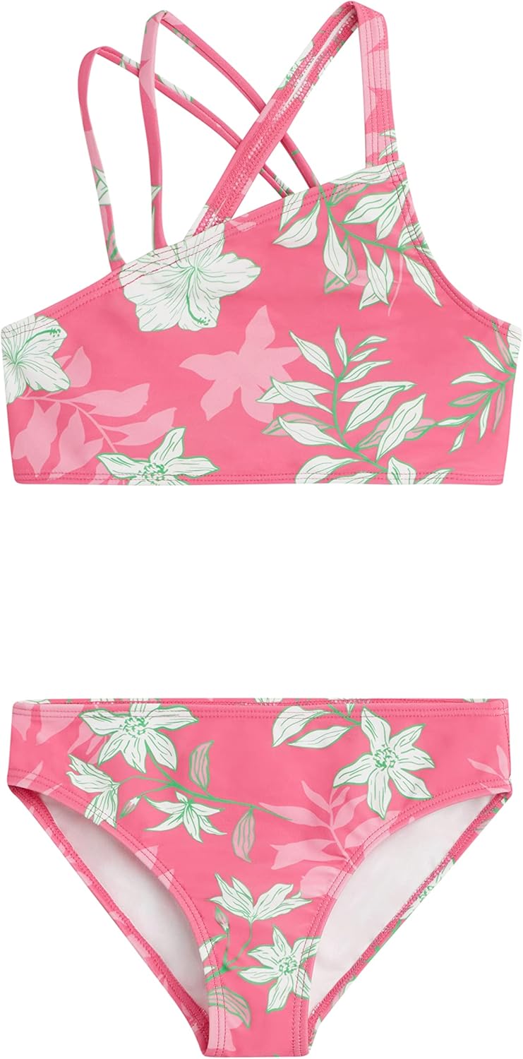 Kanu Surf Girls' Julia UPF 50+ Beach Sport Angle Bikini