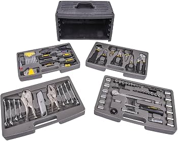 JEGS 99-Piece Tool Set with Carry Case - Pliers, Socket
