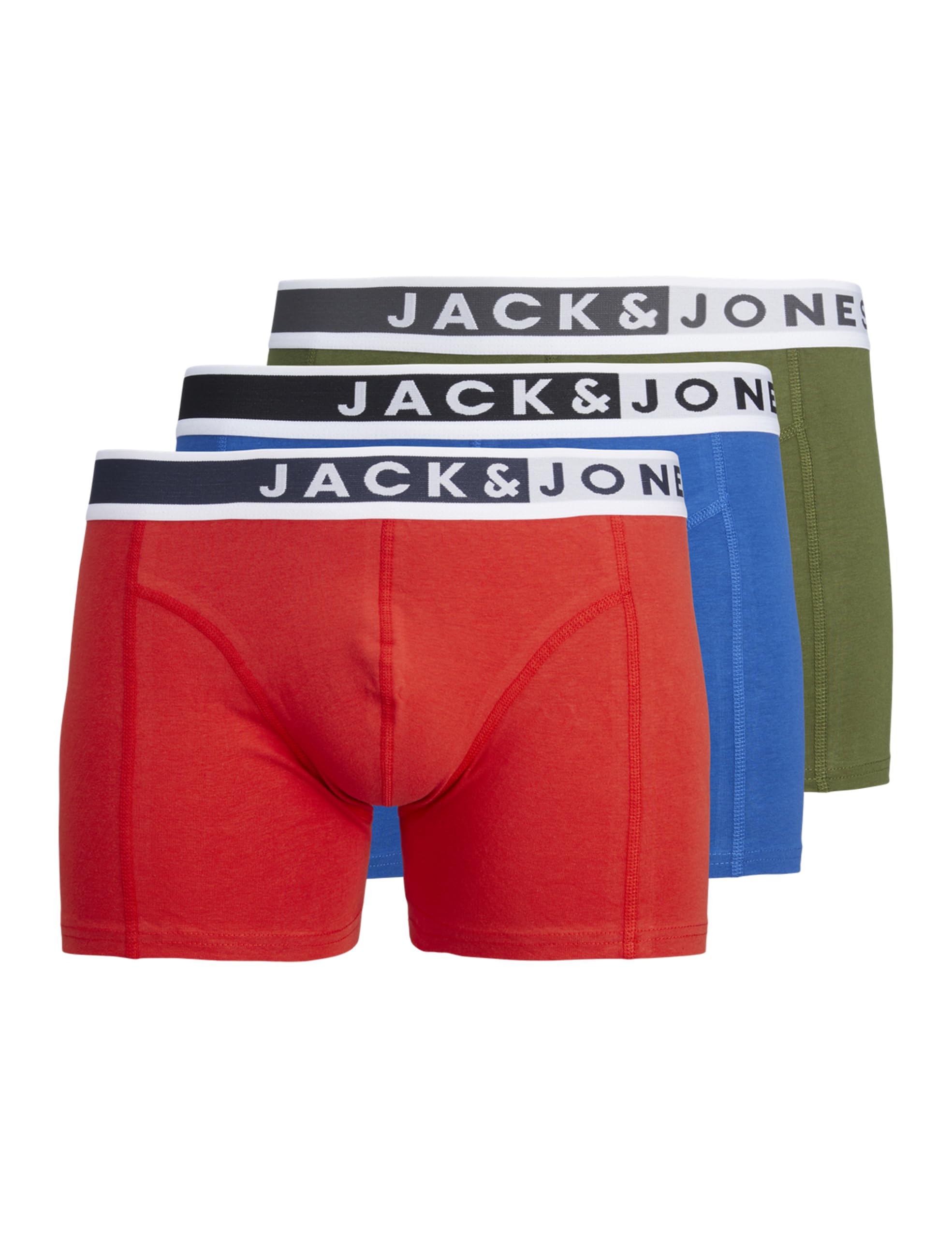 Jackyle Solid Trunks calzoncillos cómodos para la oficina y el gimnasio de Jack & Jones 5