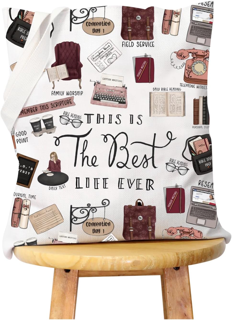 Pioneer Definition JW Gift Pioneer Shopping Bag Gifts For Pioneer Jehovah's Witness JW CanvasReusable Bag